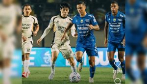 Persib Bandung makin tertinggal dari Persija Jakarta setelah ditahan Dewa United