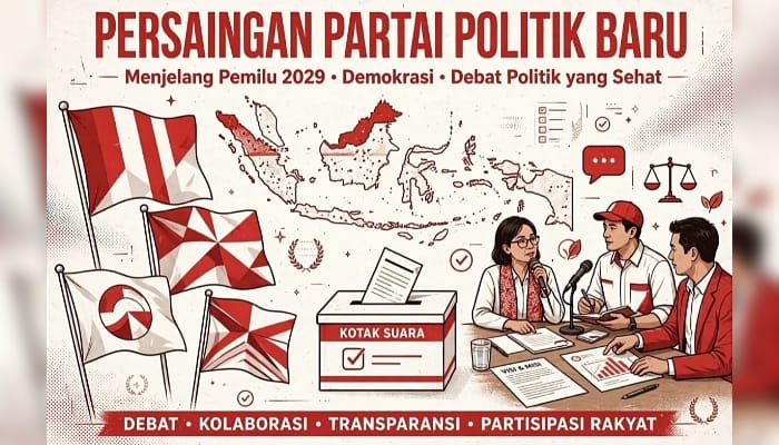 Nasib partai baru di 2029: Nafsu besar, tetapi tenaga dan strategi kurang