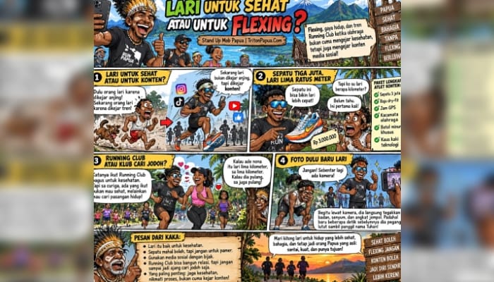 Lari untuk sehat atau untuk flexing?