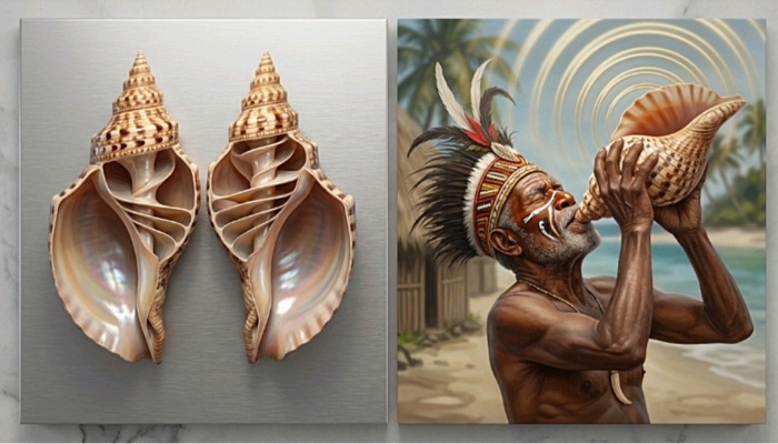 Kerang Triton, alat musik dan komunikasi tradisional Papua